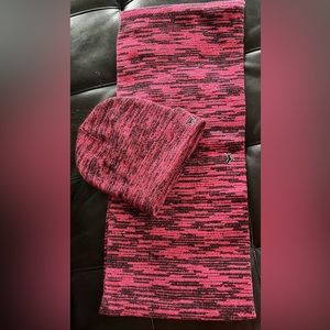 Victorias Secret Pink beanie & Neck shawl set